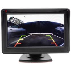 Technaxx TX-170 bezdrátový couvací videosystém automatické denní, parkovací senzory, sklopná, dodatečný IR držák registrační značky, do zapalovače cigaret,