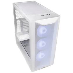 Lian Li LANCOOL II Mesh C RGB Snow Edition midi tower PC skříň, herní pouzdro bílá 3 předinstalované LED ventilátory, boční okno, prachový filtr