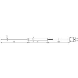 Greisinger GES20-K-1-L01 sonda do jídla -65 do +550 °C typ senzoru K