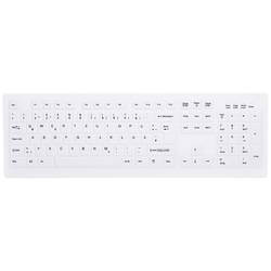 Active Key AK-C8100F-FUS-W/GE bezdrátový hygienická klávesnice německá, QWERTZ bílá