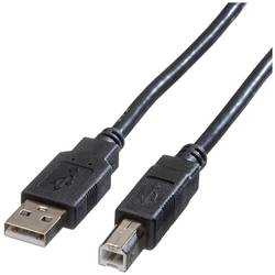 Roline USB kabel USB 2.0 USB-A zástrčka, USB-B zástrčka 4.50 m černá stíněný 11.02.8845