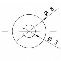 Picotronic laserový modul lineární červená 2.5 mW LI635-2.5-3 (8x26)45DEG