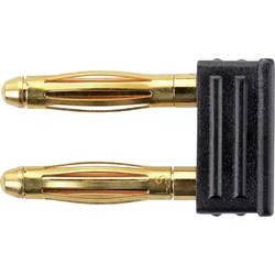 Schützinger KURZ 6730 / 5.08-2 IG Au / SW zkratovací můstek černá 1 ks