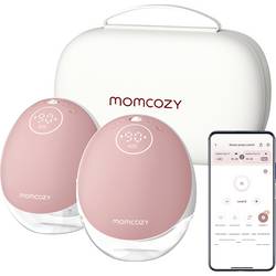 momcozy odsávačka mléka bílá, růžová