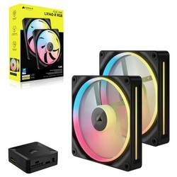Corsair LX140-R RGB iC PC větrák s krytem černá (š x v x h) 140 x 140 x 20 mm