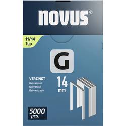 Novus Tools 042-0769 svorky z plochého drátu Typ 11 5000 ks Rozměry (d x š) 14 mm x 10.6 mm