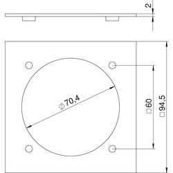 6109838 kryt VH-P3 94.5 mm žlutá 1 ks