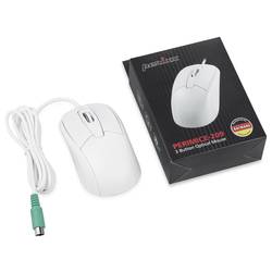 Perixx PERIMICE-209 P W optická myš, přenos kabelový, 3 tlačítko, 1000 dpi, bílá