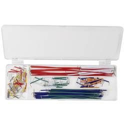 Velleman WJW140 Sada zásuvných můstků červená, oranžová, žlutá, zelená, modrá, šedá, černá