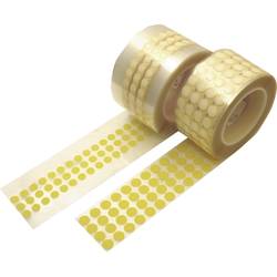 B + B Thermo-Technik DAM-AD7 žlutá DAM-AD7 Provedení Samolepicí s akrylátovým lepidlem 12 ks