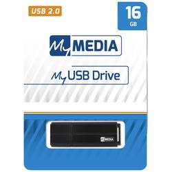 MyMEDIA My USB 2.0 Drive USB flash disk 16 GB černá 69261 USB 2.0
