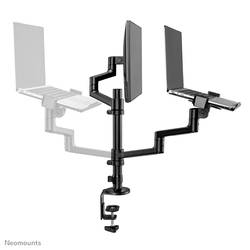 Neomounts DS20-425BL2 držák na stůl pro monitor 1 Displej: (s) 43,2 cm (17) - 68,6 cm (27) černá naklápěcí, otočný, nakláněcí, nastavitelná výška