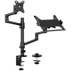 Neomounts DS20-425BL2 držák na stůl pro monitor 1 Displej: (s) 43,2 cm (17) - 68,6 cm (27) černá naklápěcí, otočný, nakláněcí, nastavitelná výška