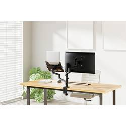 Neomounts DS20-425BL2 držák na stůl pro monitor 1 Displej: (s) 43,2 cm (17) - 68,6 cm (27) černá naklápěcí, otočný, nakláněcí, nastavitelná výška