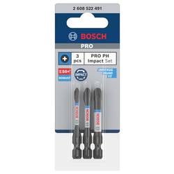 Bosch Accessories Bosch Power Tools 2608522491 křížový bit, 3dílná, křížový PH, 1/4
