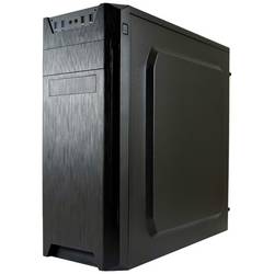LC Power 7040B midi tower PC skříň černá boční okno