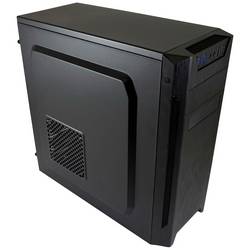 LC Power 7040B midi tower PC skříň černá boční okno