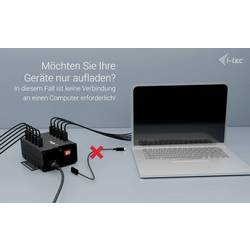i-tec CACHRGHUB10C USB Hub 10 portů USB-C® USB 3.2 Gen1 5 GBit/s s konektorem USB C černá I-TEC USB-C/USB-A Charging HUB 10 Port