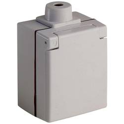 ABL Sursum 2441860 zásuvka na omítku IP44 šedá