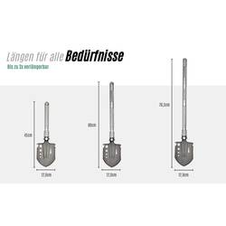 Berger & Schröter 27006 skládací lopatka s taškou, s pilou, s čepelí