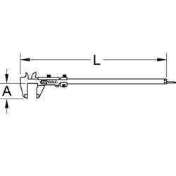 KS Tools 300.0515 300.0515 posuvné měřítko