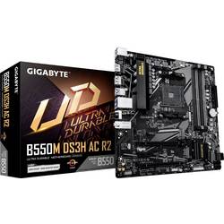 Gigabyte B550M DS3H AC R2 Základní deska Socket (PC) AMD AM4 Tvarový faktor Micro-ATX Čipová sada základní desky AMD® B550
