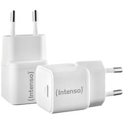 Intenso W30C GaN USB nabíječka, GaN, USB Power Delivery (USB-PD) , 1x USB-C®, 30 W, bílá