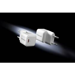 Intenso W30C GaN USB nabíječka, GaN, USB Power Delivery (USB-PD) , 1x USB-C®, 30 W, bílá