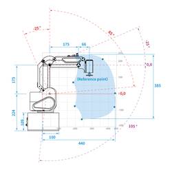 Dobot Desktop MG400 DT-MG400-4R075-01 Stavebnice robotické ruky