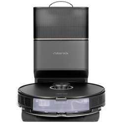 Roborock S8+ black robot na vysávání a vytírání podlahy, černá, kompatibilní se systémem Amazon Alexa, kompatibilní s Google Home, hlasové pokyny