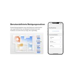 Roborock S8+ black robot na vysávání a vytírání podlahy, černá, kompatibilní se systémem Amazon Alexa, kompatibilní s Google Home, hlasové pokyny