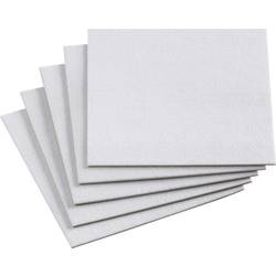 Metafranc WU0645546 plstěné podložky čtvercová, samolepicí bílá (d x š) 200 mm x 200 mm 1 sada