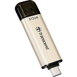 Transcend JetFlash 930C USB flash disk 512 GB zlatá TS512GJF930C USB 3.2 (Gen 1x1) , USB-C®