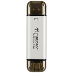 Transcend ESD310S 1 TB, externí SSD disk, USB 3.2 (Gen 2) , USB-C®, stříbrná