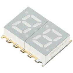 TRU COMPONENTS SMD LED červená 6 mcd 2-místný displej
