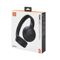 JBL 520BT sluchátka otevřená (On Ear) Bluetooth® stereo černá složitelná mobil