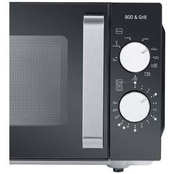 Severin MW 7762 mikrovlnná trouba černá, nerezová ocel 800 W funkce grilování