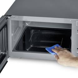 Severin MW 7762 mikrovlnná trouba černá, nerezová ocel 800 W funkce grilování