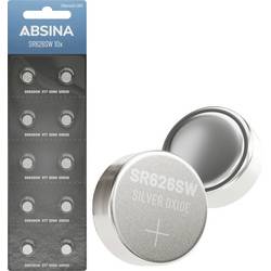 Absina knoflíkový článek 377 1.55 V 10 ks oxid stříbra