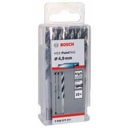 Bosch Accessories 2608577217 2608577217 HSS kovový spirálový vrták 4.9 mm Celková délka 86 mm leštěný DIN 338 válcová stopka 10 ks