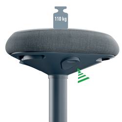 Leitz sedačka tmavě šedá 65440089