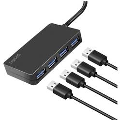 LogiLink UA0396 USB Hub 4 porty USB-A USB 3.2 Gen1 5 GBit/s černá UA0396