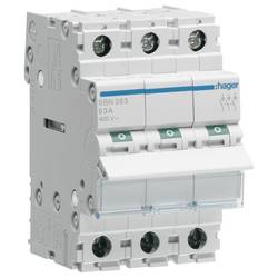 3pólový 63 A 3 spínací kontakty 400 V Hager SBN363