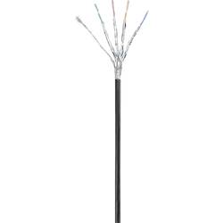 Renkforce RF-4673690 RJ45 síťové kabely, propojovací kabely CAT 6A S/FTP 5.00 m černá odolné proti UV záření 1 ks