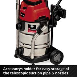 Einhell Professional TP-VC 36/30 S Auto-Solo 2347143 mokrý/suchý vysavač 30 l bez akumulátoru, bez nabíječky