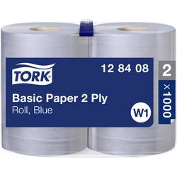TORK Standardní papírové utěrky, role modrá W1 128408