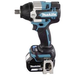 Makita MAKDTW701Z, DTW701RTJ aku rázový utahovák, 700 Nm, 18 V, 5 Ah, Li-Ion, vč. 2x aku, vč. nabíječky, kufřík