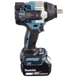 Makita MAKDTW701Z, DTW701RTJ aku rázový utahovák, 700 Nm, 18 V, 5 Ah, Li-Ion, vč. 2x aku, vč. nabíječky, kufřík
