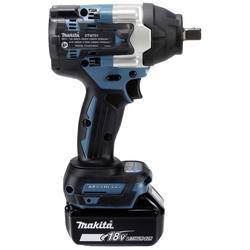Makita MAKDTW701Z, DTW701RTJ aku rázový utahovák, 700 Nm, 18 V, 5 Ah, Li-Ion, vč. 2x aku, vč. nabíječky, kufřík