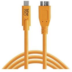 Tether Tools USB kabel USB 3.2 Gen1 USB-C ® zástrčka, USB Micro-B 3.0 zástrčka 4.60 m oranžová CUC3315-ORG